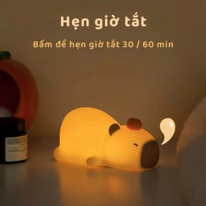 Đồ công nghệ hot trend với đèn ngủ capybara