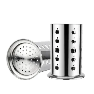 Ống đựng đũa có nắp đậy bằng inox