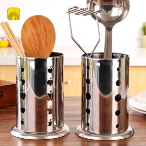 Ống đựng đũa có nắp đậy bằng inox